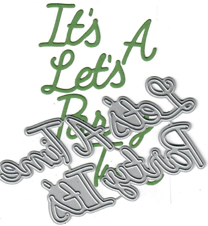 Dies ... to die for metal cutting die - Party time words