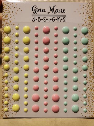 Gina Marie Enamel Dots set - Pastel Easter Gloss