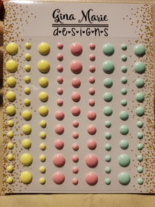 Gina Marie Enamel Dots set - Pastel Easter Gloss