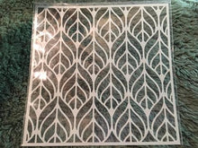 Load image into Gallery viewer, Gina Marie stencil 6x6 - Patterned leaf