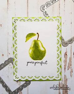 Gina Marie Clear stamp set - Pear layered