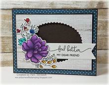 Load image into Gallery viewer, Gina Marie Metal cutting die -  Peekaboo oval frame - peek a boo peek-a-boo