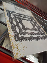 Load image into Gallery viewer, Gina Marie Metal cutting die - Petite looped lace square dies