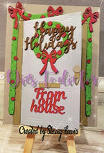 Load image into Gallery viewer, Dies ... to die for metal cutting die - Happy Holidays word