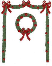 Load image into Gallery viewer, Dies ... to die for metal cutting die - Pine door swag and wreath
