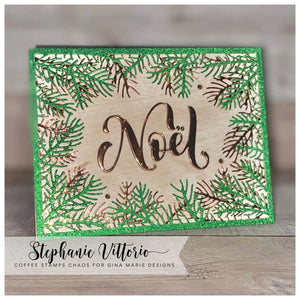 Gina Marie Metal cutting die -  Pine Needle Frame