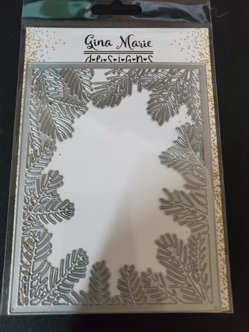 Gina Marie Metal cutting die -  Pine Needle Frame