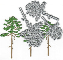 Load image into Gallery viewer, Dies ... to die for metal cutting die - Pine Trees Camping