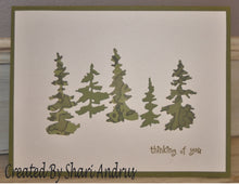 Load image into Gallery viewer, Dies ... to die for metal cutting die - Pine tree set - small