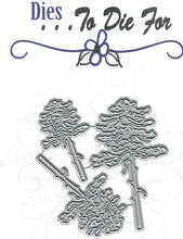 Load image into Gallery viewer, Dies ... to die for metal cutting die - Pine Trees Camping