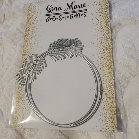 Gina Marie Metal cutting die -  Pine wreath