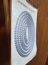 Load image into Gallery viewer, Gina Marie Metal cutting die - Pleated Lace nested Oval