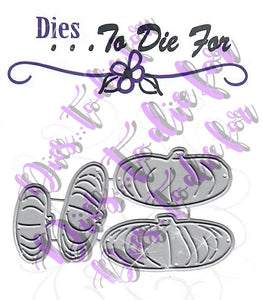 Dies ... to die for metal cutting die - Pumpkins - Flat white boer