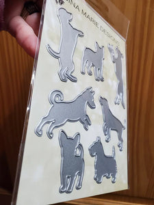 Gina Marie Metal cutting die - Puppy dog