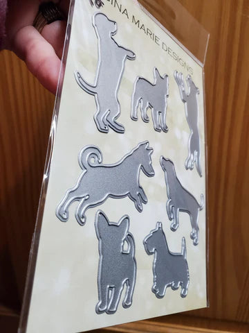 Gina Marie Metal cutting die - Puppy dog