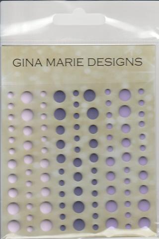 Gina Marie Enamel Dots set - Purple trio