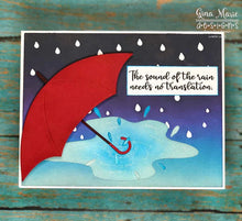 Load image into Gallery viewer, Gina Marie Metal cutting die - Rain background plate