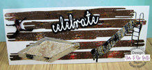 Load image into Gallery viewer, Dies ... to die for metal cutting die - Slimline Driftwood background plate- Slim line