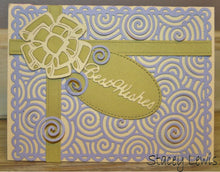 Load image into Gallery viewer, Dies ... to die for metal cutting die - Spiral Background plate