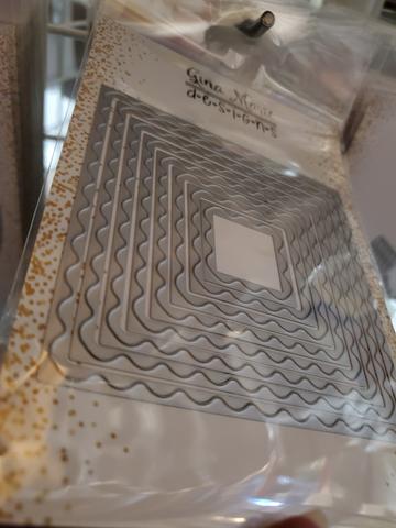Gina Marie Metal cutting die -  Ric Rac Square