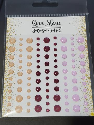 Gina Marie Enamel Dots set - ROMANTIC CLEAR