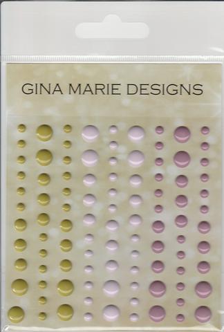 Gina Marie Enamel Dots set - Rose Garden Gloss