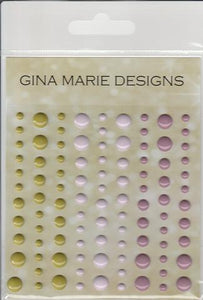 Gina Marie Enamel Dots set - Rose Garden Gloss