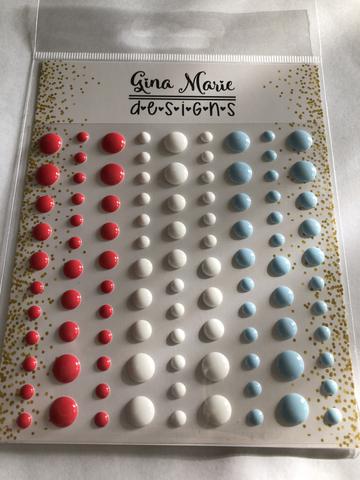 Gina Marie Enamel Dots set - Sailboat Gloss