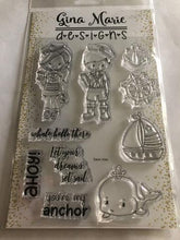Load image into Gallery viewer, Gina Marie Clear stamp set - Sailor kids