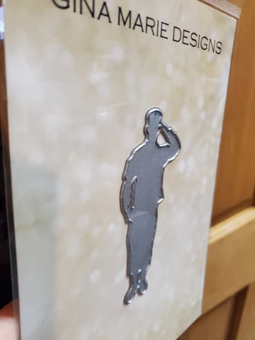 Gina Marie Metal cutting die -  Saluting soldier