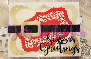 Dies ... to die for metal cutting die - Seasons Greetings word