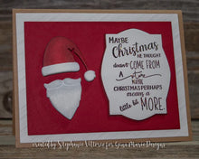 Load image into Gallery viewer, Gina Marie Metal cutting die -  Santa Hat and Beard