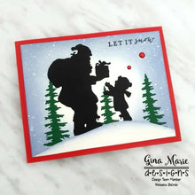 Load image into Gallery viewer, Gina Marie Metal cutting die -  Santa Giving Gift