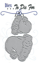 Load image into Gallery viewer, Dies ... to die for metal cutting die - Santa Hat duo