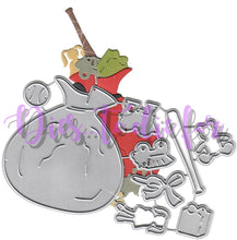 Load image into Gallery viewer, Dies ... to die for metal cutting die - Santa&#39;s toy bag with toys