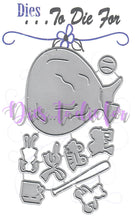 Load image into Gallery viewer, Dies ... to die for metal cutting die - Santa&#39;s toy bag with toys