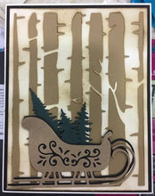 Load image into Gallery viewer, Gina Marie Metal cutting die -  Santa&#39;s Sleigh