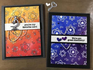 Gina Marie Clear stamp set - Science Nerd