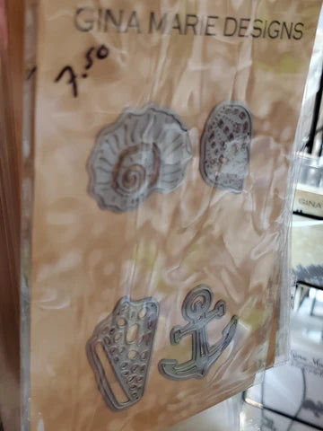 Gina Marie Metal cutting die - Sea shell and anchor
