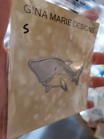 Gina Marie Metal cutting die - Great white Shark