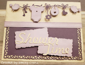 Dies ... to die for metal cutting die - Baby Clothes line