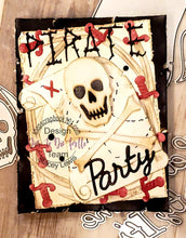 Load image into Gallery viewer, Dies ... to die for LLC metal cutting die - Skull , Bone and Sword - Pirate