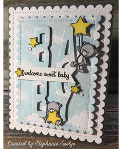 Gina Marie Clear stamp set - Sleepy Bear baby