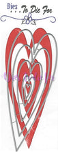 Load image into Gallery viewer, Dies ... to die for metal cutting die - Slimline basic Long Heart - Slim line