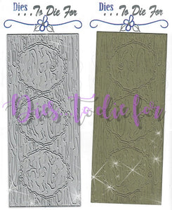 Dies ... to die for LLC metal cutting die - Slimline Tree with Critter home background - Slim line