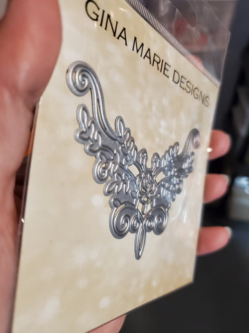 Gina Marie Metal cutting die - Small flower corner