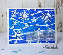 Load image into Gallery viewer, Gina Marie Metal cutting die - Snowflake background plate