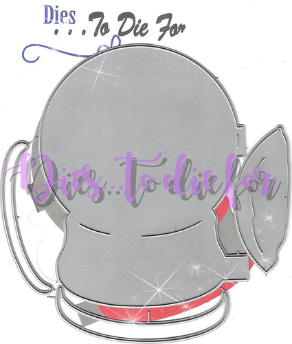Dies ... to die for metal cutting die - Snow globe card maker set