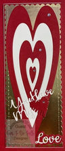 Load image into Gallery viewer, Dies ... to die for metal cutting die - Slimline basic Long Heart - Slim line