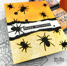 Load image into Gallery viewer, Gina Marie Metal cutting die -  Spider Web pinpoint background plate